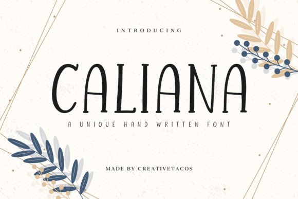 Caliana Font - Featured Image