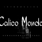 Calico Monda Font - Featured Image