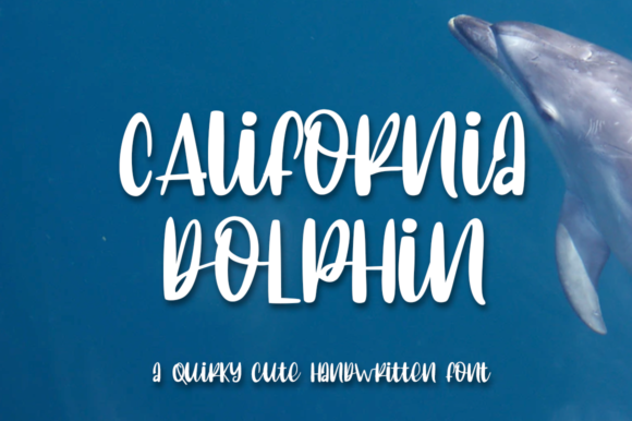 California Dolphin Font - Featured Image