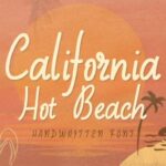 California Hot Beach Font - Featured Image