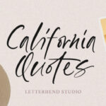 California Quotes Font - Featured Image