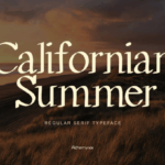 California Summer Font - Featured Image