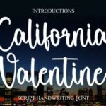 California Valentine Font - Featured Image