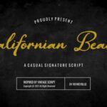 Californian Beach Font - Featured Image