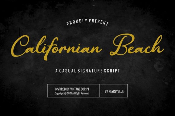 Californian Beach Font - Featured Image