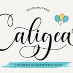 Caligea Font - Featured Image