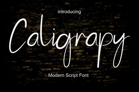 Caligrapy Font - Featured Image