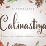 Calinastiya Font - Featured Image