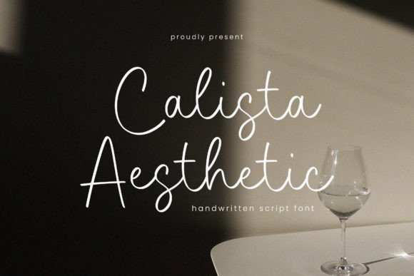 Calistha Aesthic Font - Featured Image