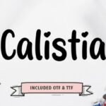Calistia  Font - Featured Image
