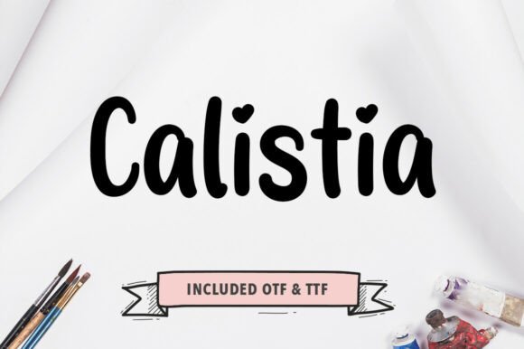 Calistia  Font - Featured Image