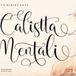 Calistta Mentali Font - Featured Image