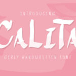 Calita Font - Featured Image