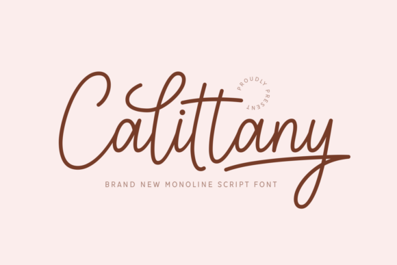 Calittany Font - Featured Image
