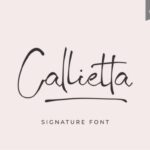 Callietta Font - Featured Image