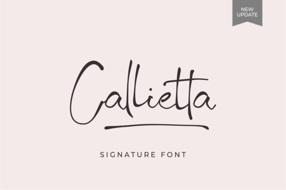 Callietta Font - Featured Image