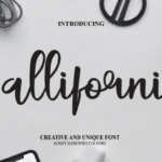 Callifornie Font - Featured Image