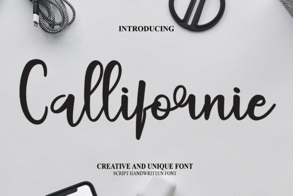 Callifornie Font - Featured Image