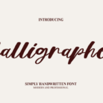 Calligrapher Font - Featured Image