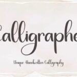 Calligrapher Font - Featured Image