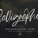 Calligrapher Font - Featured Image