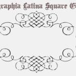 Calligraphia Latina Square Edition Font - Featured Image