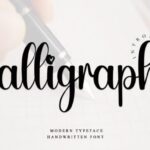Calligraphy Font - Featured Image