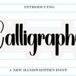 Calligraphy Font - Featured Image