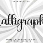 Calligraphy Font - Featured Image