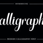 Calligraphy Font - Featured Image