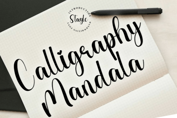 Calligraphy Mandala Font - Featured Image