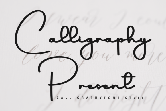 Calligraphy Present Font - Featured Image