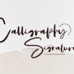 Calligraphy Signature Font - Featured Image