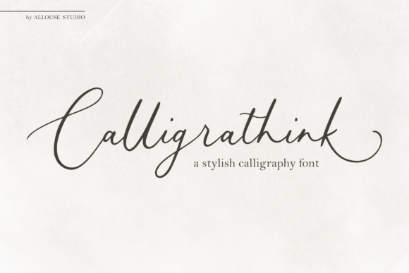 Calligrathink Font - Featured Image
