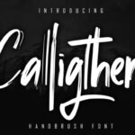 Calligther Font - Featured Image