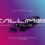Callimos Italic Font - Featured Image