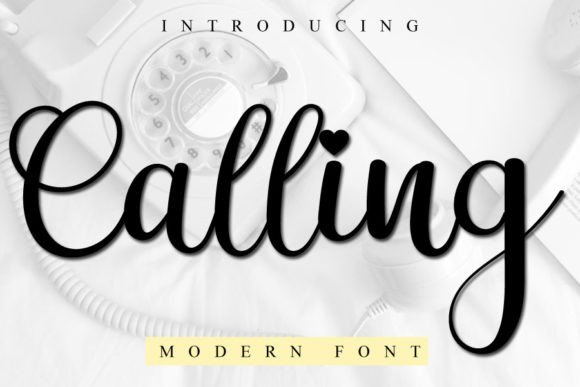 Calling Font - Featured Image