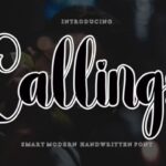 Callings Font - Featured Image