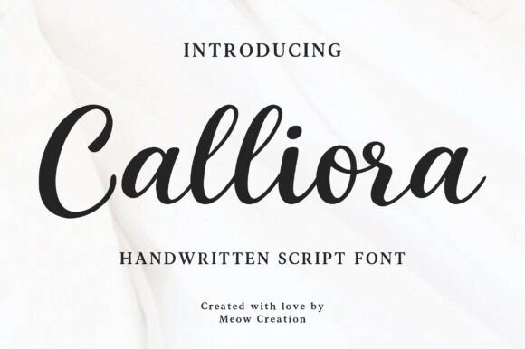 Calliora Font - Featured Image