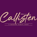 Callisten Font - Featured Image