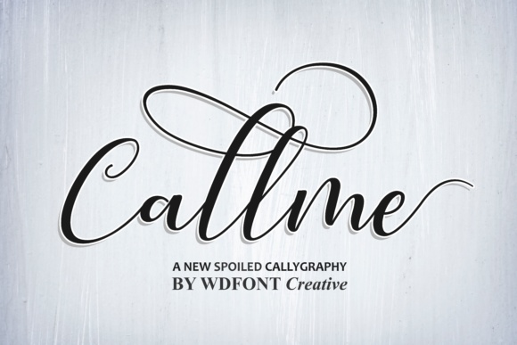 Callme Script Font - Featured Image