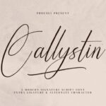 Callystin Font - Featured Image