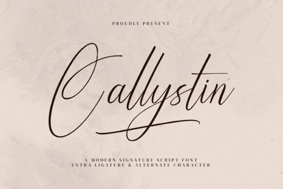Callystin Font - Featured Image