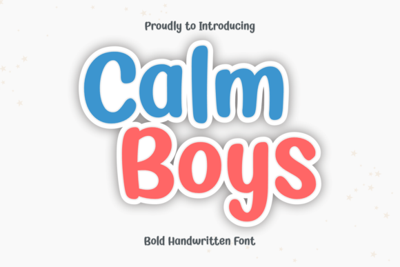 Calm Boys Font - Featured Image