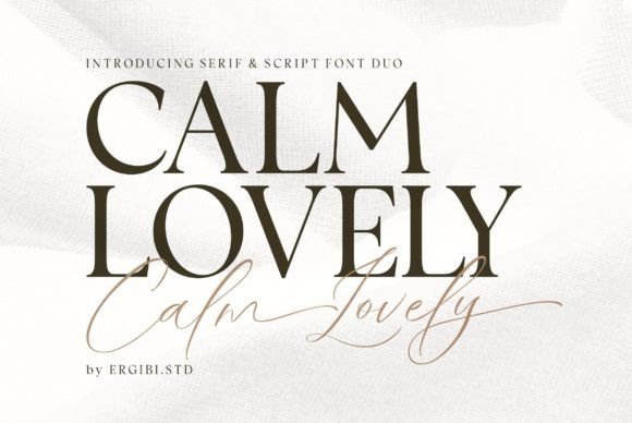 Calm Lovely Font - Featured Image