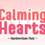 Calming Hearts Font - Featured Image
