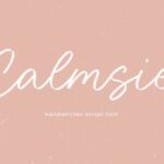 Calmsie Font - Featured Image