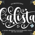 Calosta Font - Featured Image