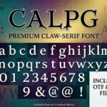 Calpg Font - Featured Image