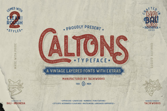Caltons Font - Featured Image